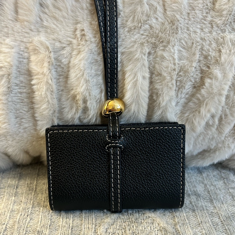 Polène Black Kayé Wristlet Wallet - Picture 2 of 6